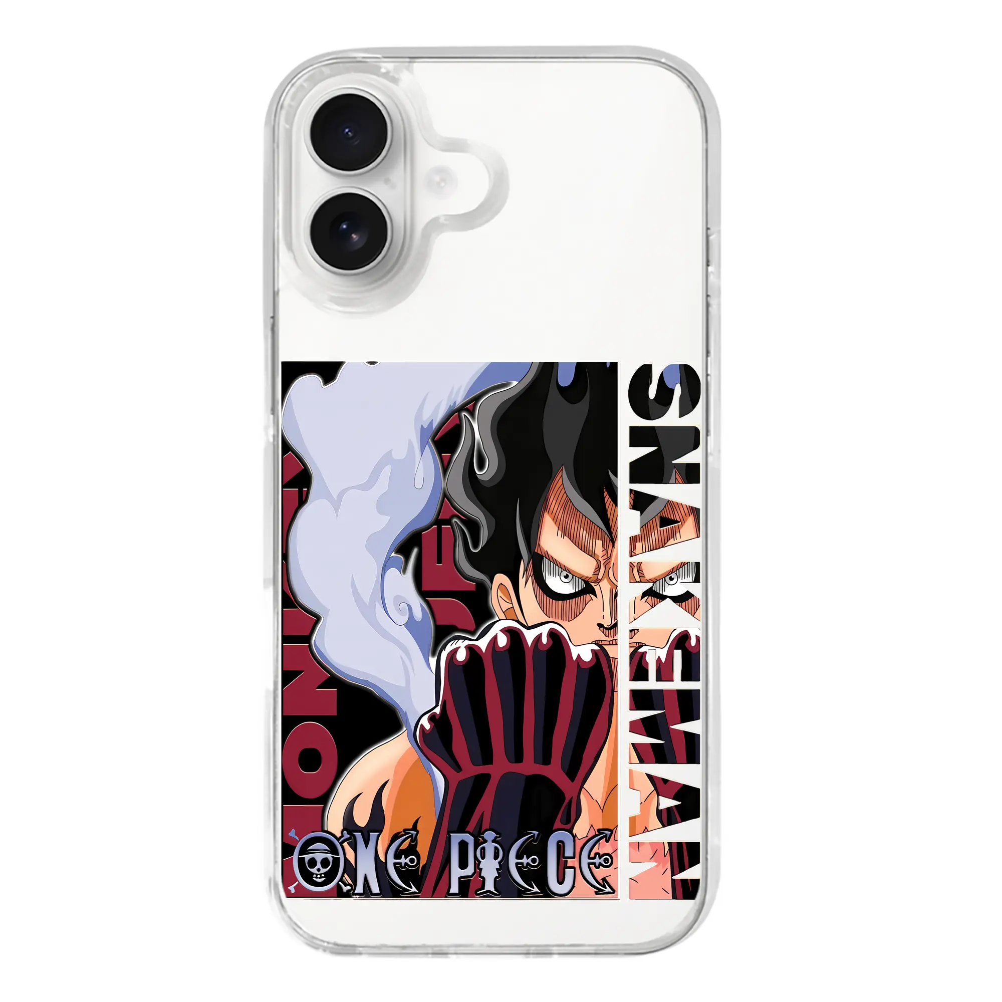 ワンピース グッズ モンキー・D・ルフィ - iPhone 17シリーズ 透明スマホケース – 薄型・耐衝撃・精密フィット保護カバー